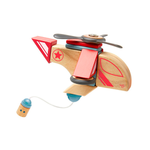 Skyhook Magnetic Wooden Blocks Stunt Team, 17 pieces